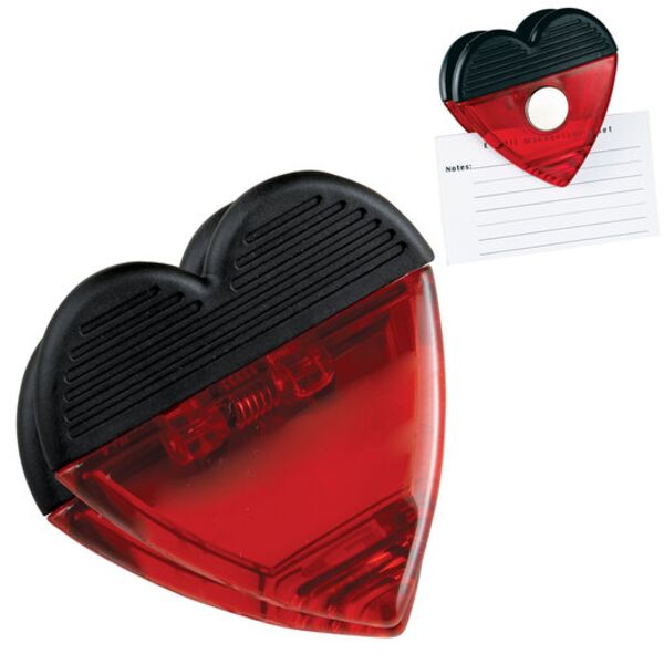 Heart Magnetic Memo Clip Thumbnail