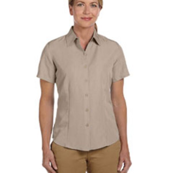 Ladies' Barbados Textured Camp Shirt Thumbnail