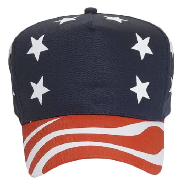 OTTO CAP® 5 Panel Mid Profile Baseball Cap Thumbnail
